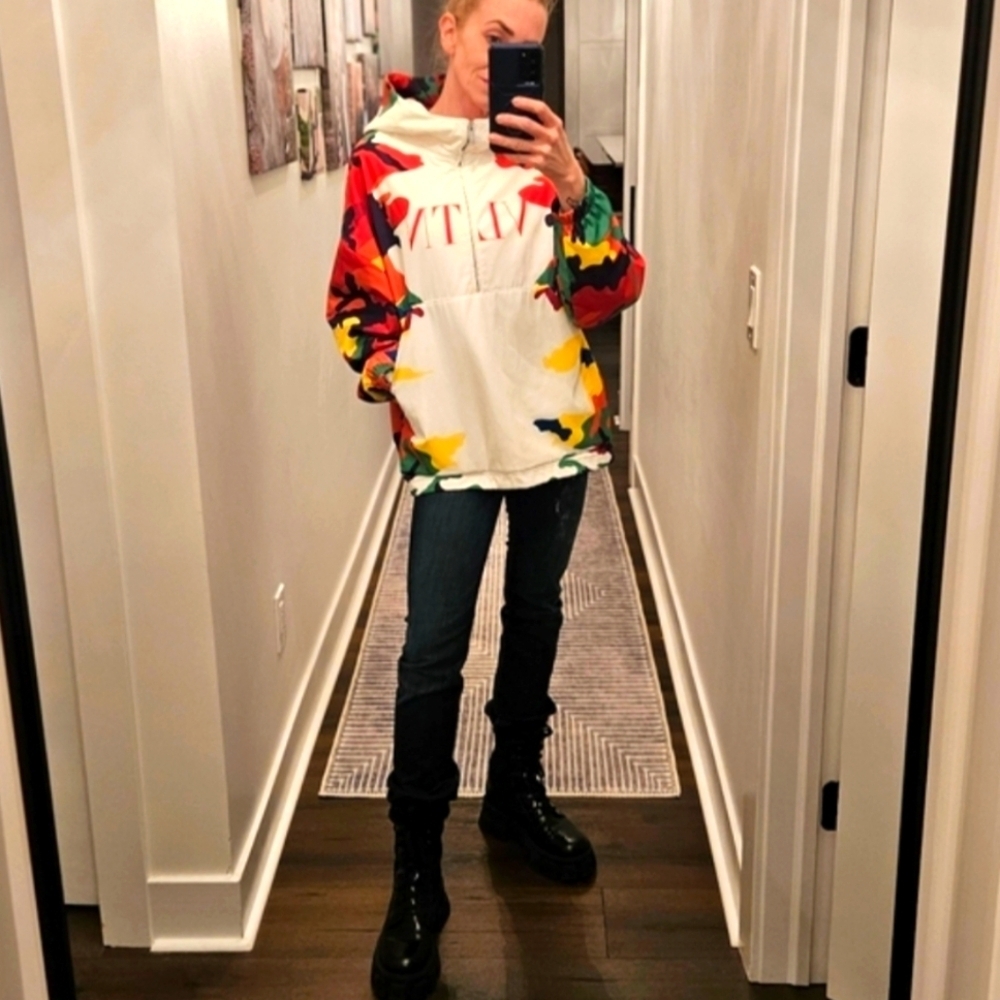 Valentino Camou7 Printed Anorak Jacket